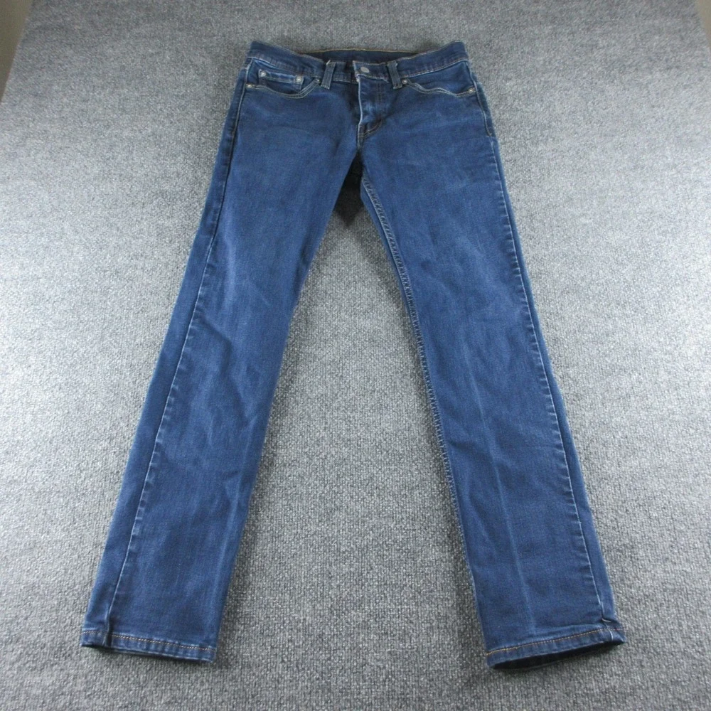 Levis 511 Jeans Mens 30x31 Blue Slim Straight Medium Wash Denim Casual